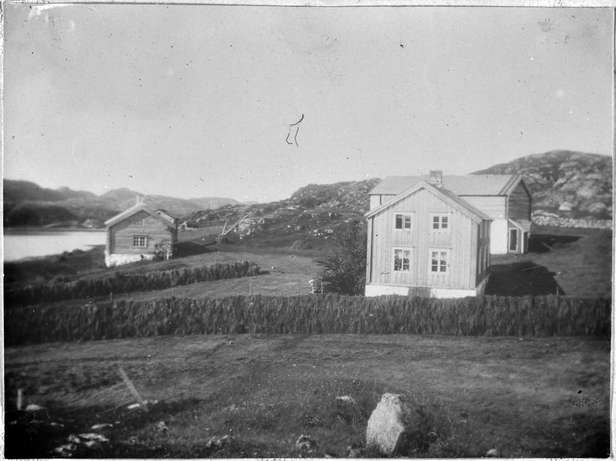 Hesjer og hus, Borgfjordnes, Sandnesvågen, Bjugn.