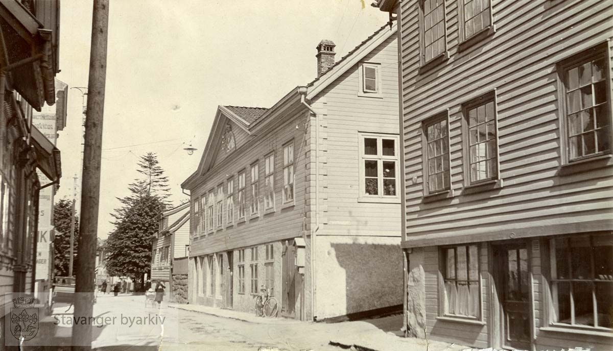 Hus og gate i Egersund