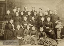 Den praktiske jenteskole på Åslands Thime 1898