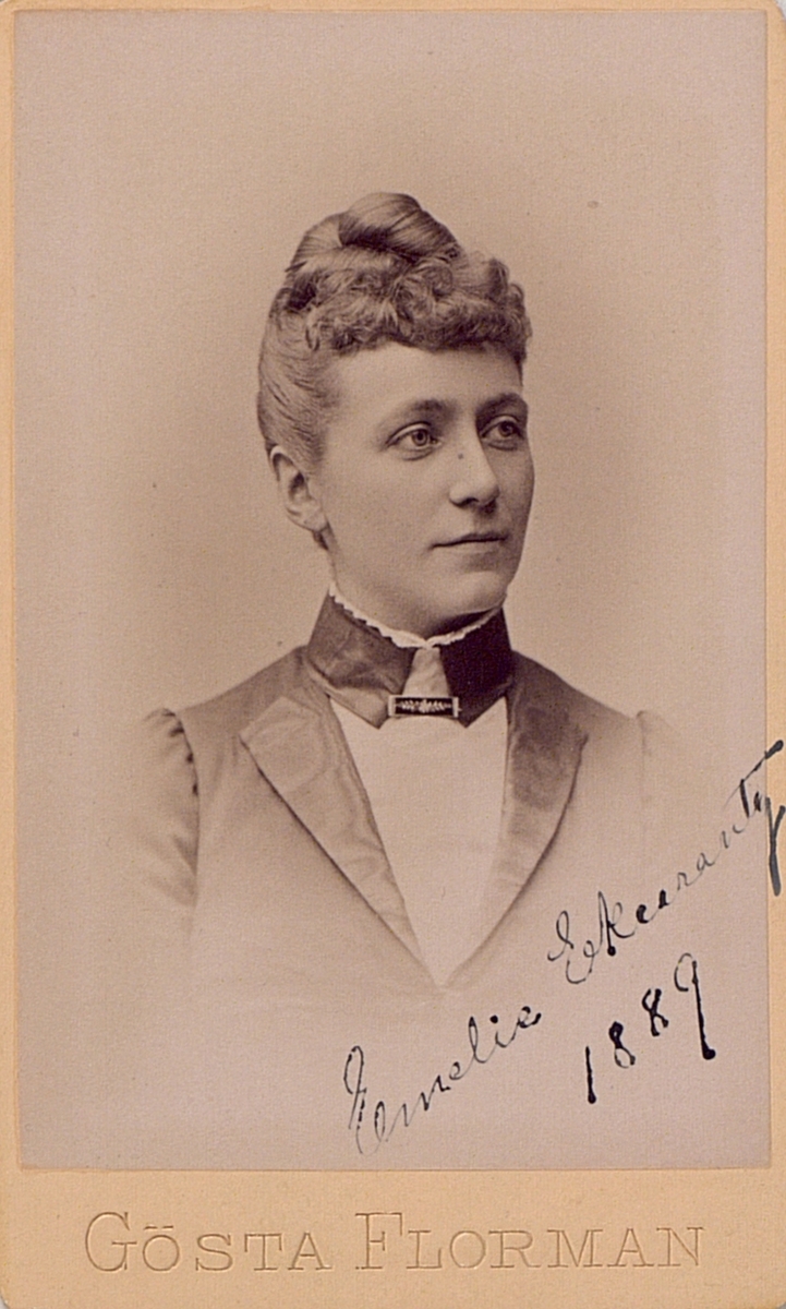 Emelie Ekecrantz år 1889.