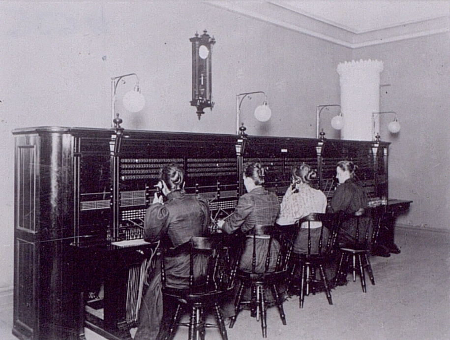 Hälsingborg. Telefonstationen, 1894.