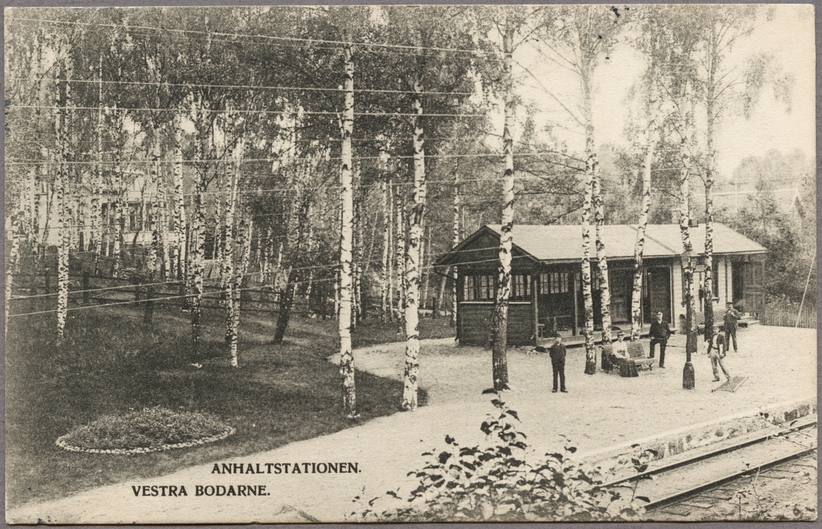 Anhaltstation Västra Bodarna.