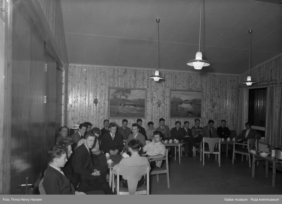 Finnmark landbruksskole, Tana, 1956, interiør