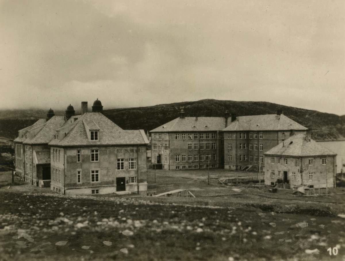 Sykehuset i Hammerfest før ødeleggelsene under andre verdenskrig. 