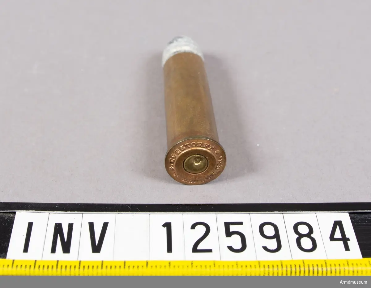 Skarp patron 12,17x44 mm till Remingtongevär, civil