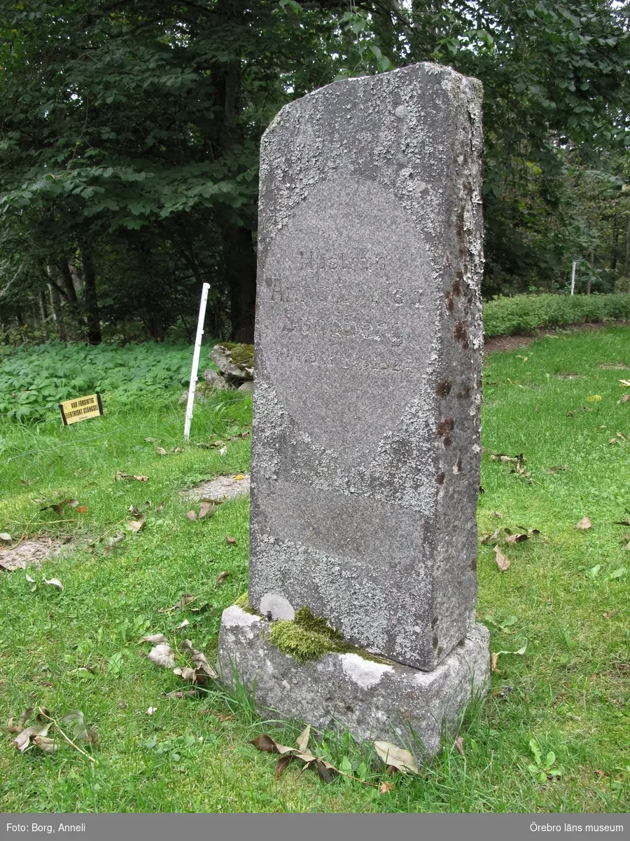 Ödeby kyrkogård Inventering av kulturhistoriskt värdefulla gravvårdar 2010.