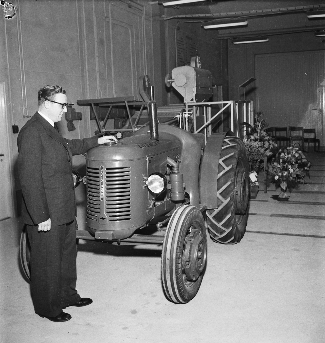 Traktor av märket David Brown, Maskinprovningarna, Ultuna, Uppsala 1949