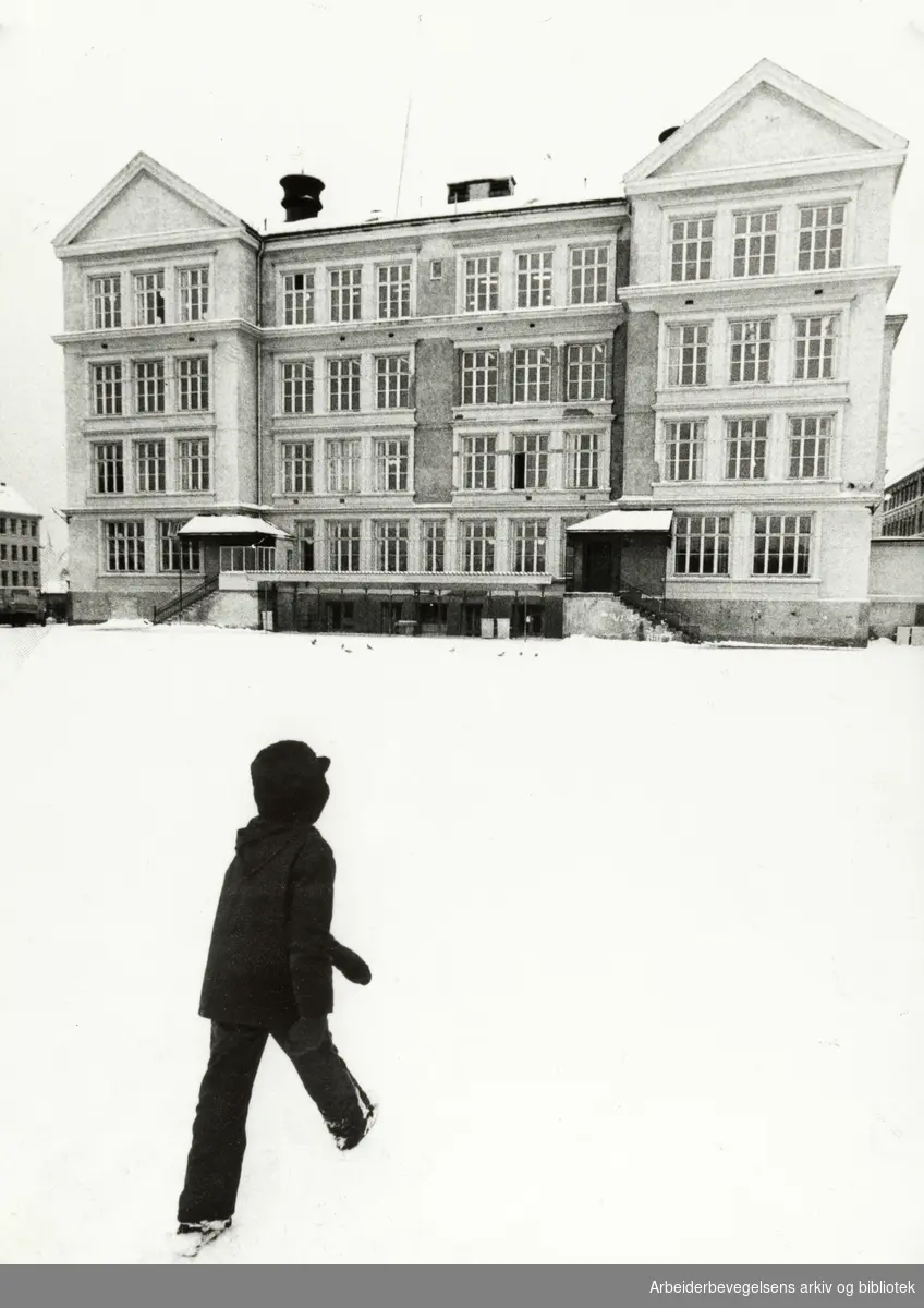 Kampen skole. November 1973