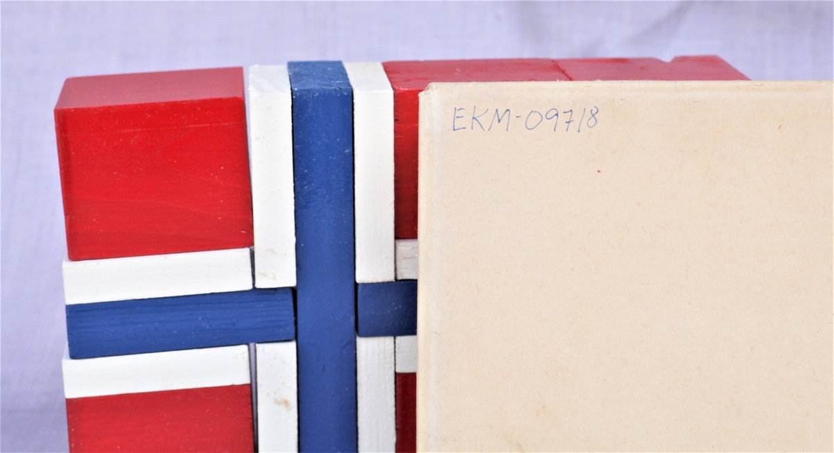 Puslespill av det norske flagg