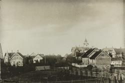 Haugeveien sett fra sydvest, ca. 1893.