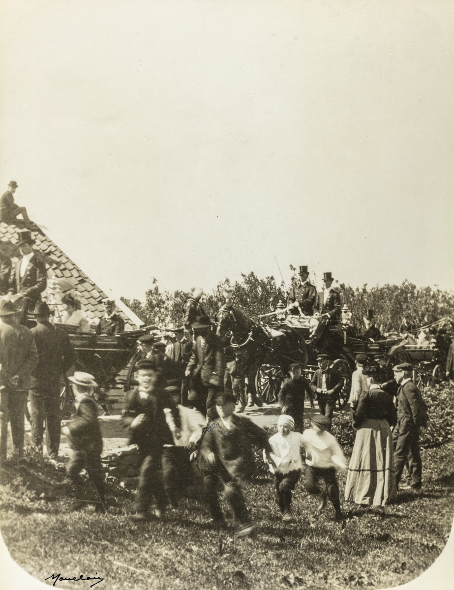 Parti fra Gard sett mot sydvest, 1906.