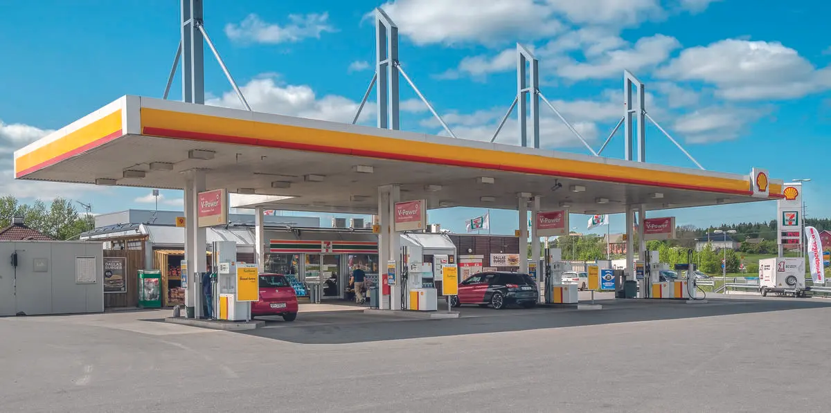 Shell bensinstasjon. Foto: MiA.