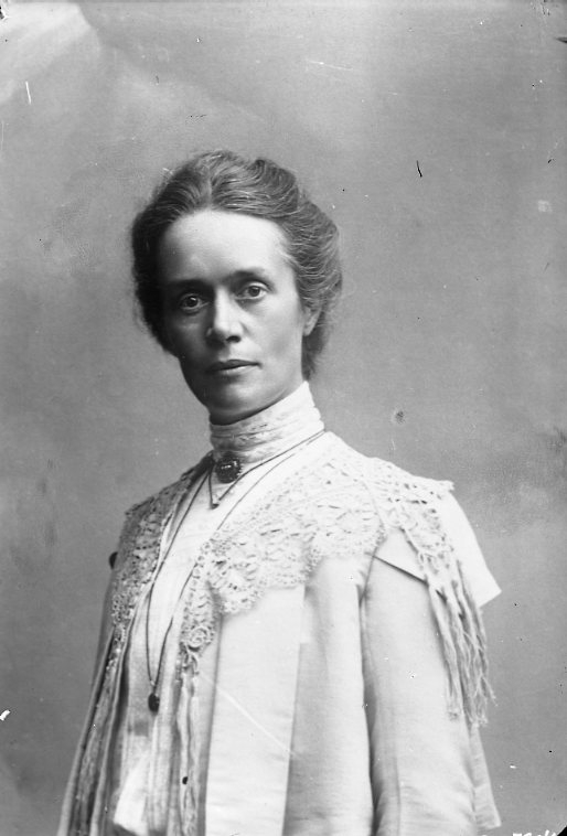 Porträtt av fröken Hertha von Düben.