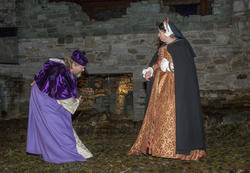Biskop Mogens byr Jomfru Karine til dans.
