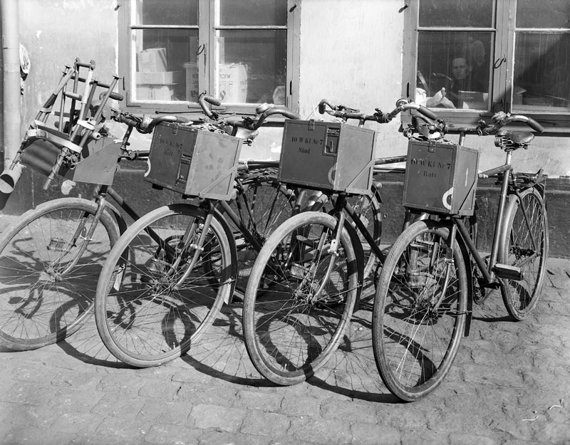 10W Cl, packade på fyra stycken cyklar