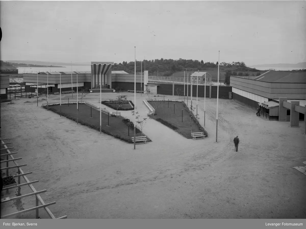 Utstillingsplassen ved Verdalsbruket, byjubileeet i 1936.