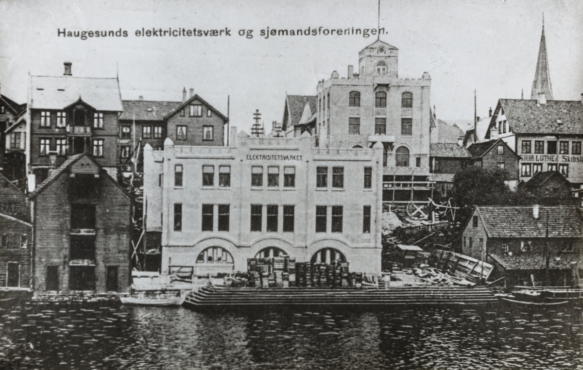 Smedasundet sett mot øst, ca. 1908.