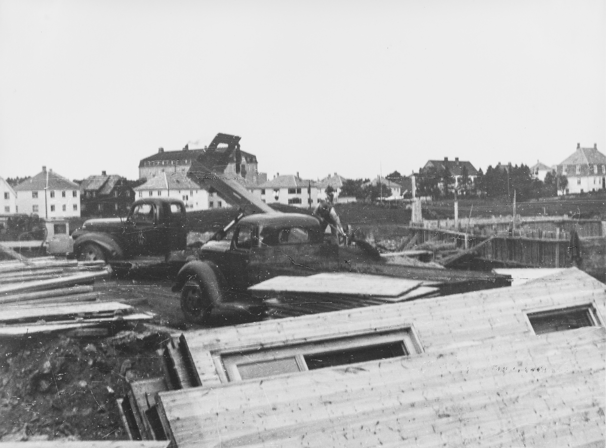 Lillesund sett mot nordøst, 1950.