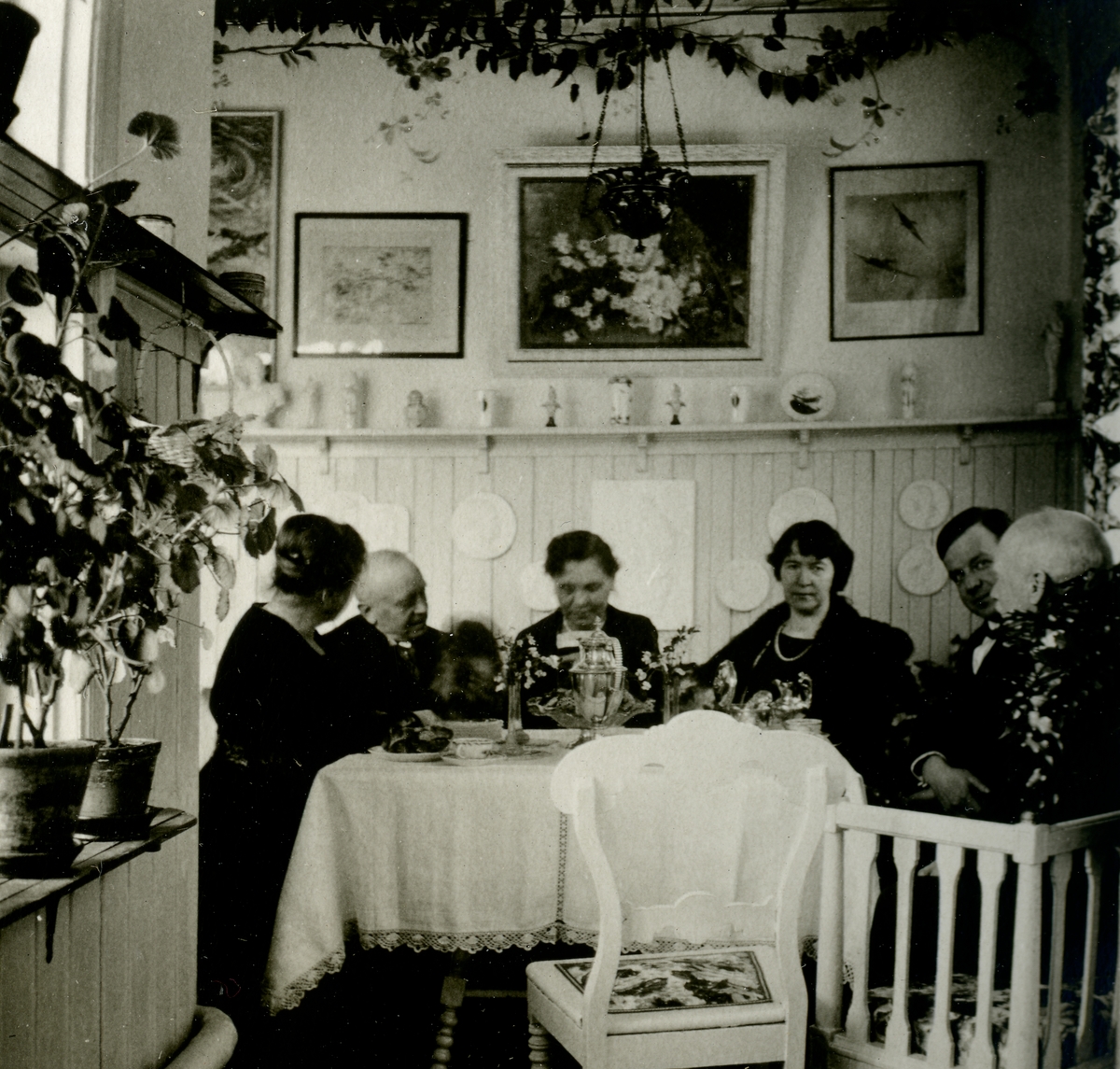 Rungårdens kaffehörn 1921.