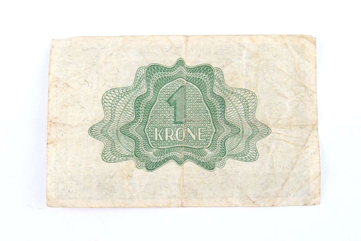 1-kroneseddel fra 1948.