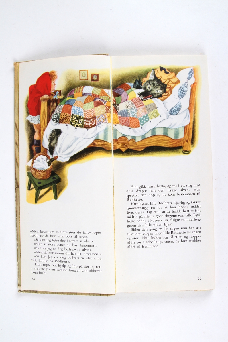 Innbundet eventyrbok for barn, med illustrasjoner av Feodor Rojankovsky.