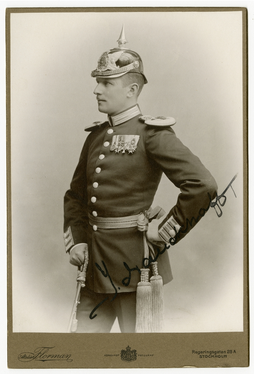 Porträtt av John Nauckhoff, officer vid Göta livgarde I 2.