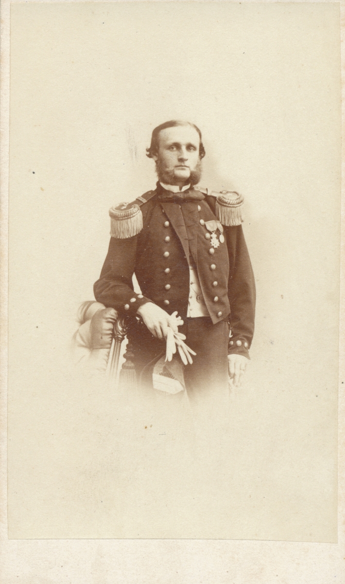 Leopold von Horn, år 1865, gift med Adéle Rettig.