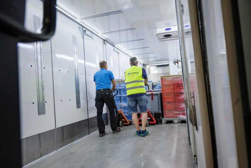 Fotografiene er fremme hos Nasjonalbiblioteket i Mo i Rana. Foto: Marius Nyheim Kristoffersen