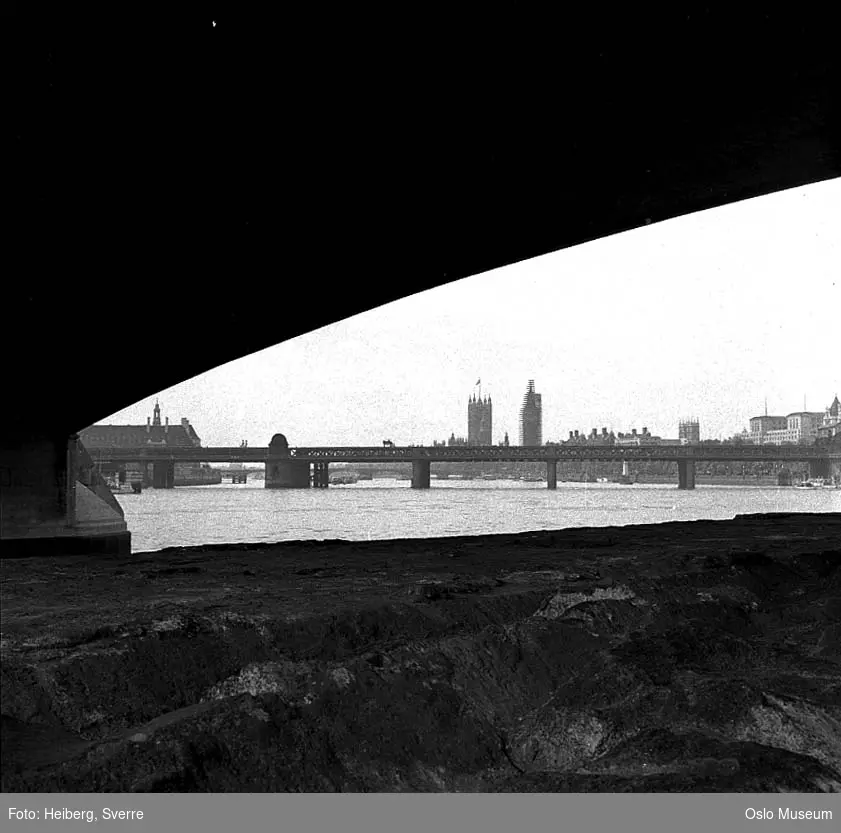 elv, broer, Hungerford Bridge, Westminster Bridge, Westminster Abbeys tårn