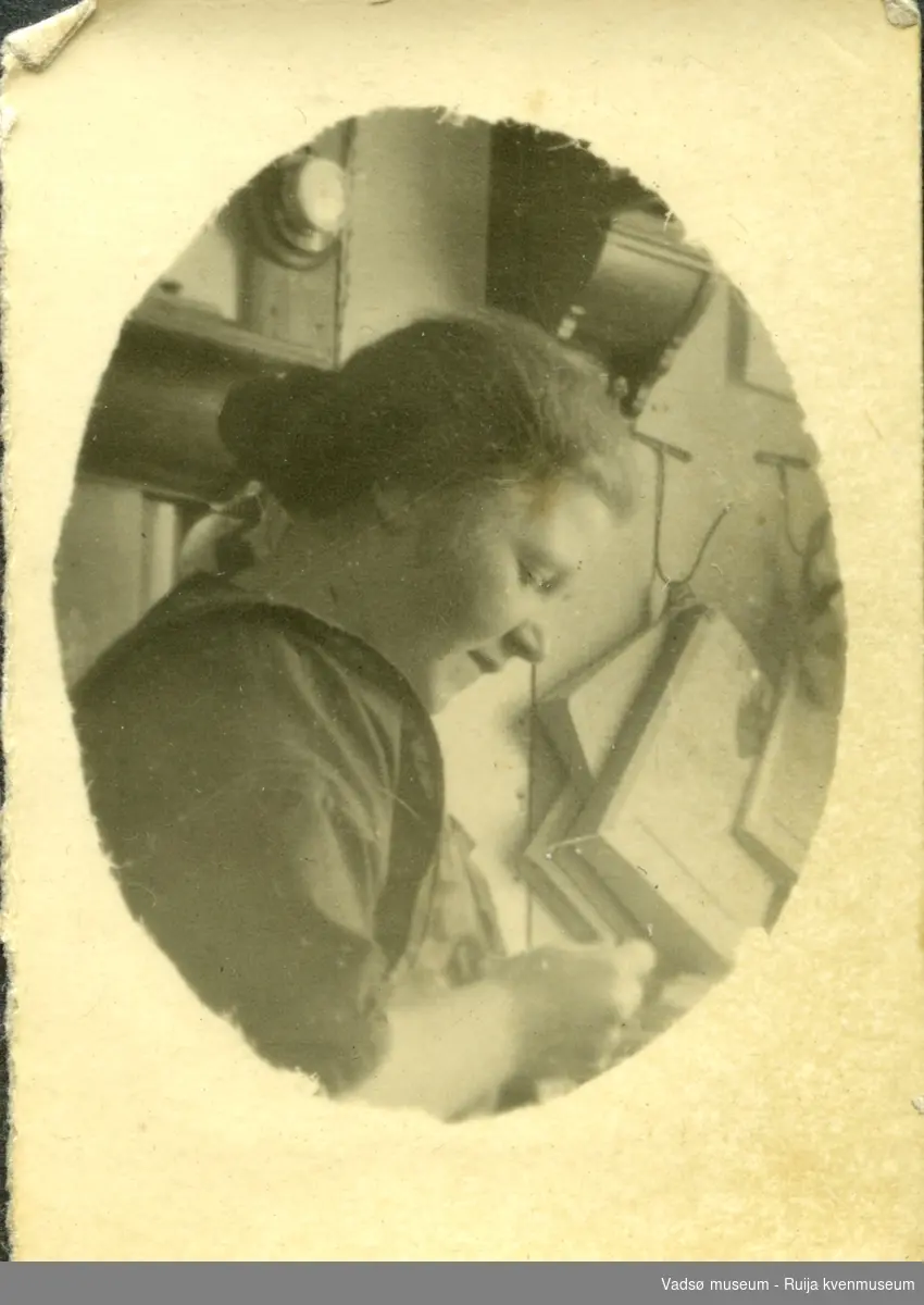 Kritine Mathilde Kristiandatter Smedstad i Oldefjorden 1925.