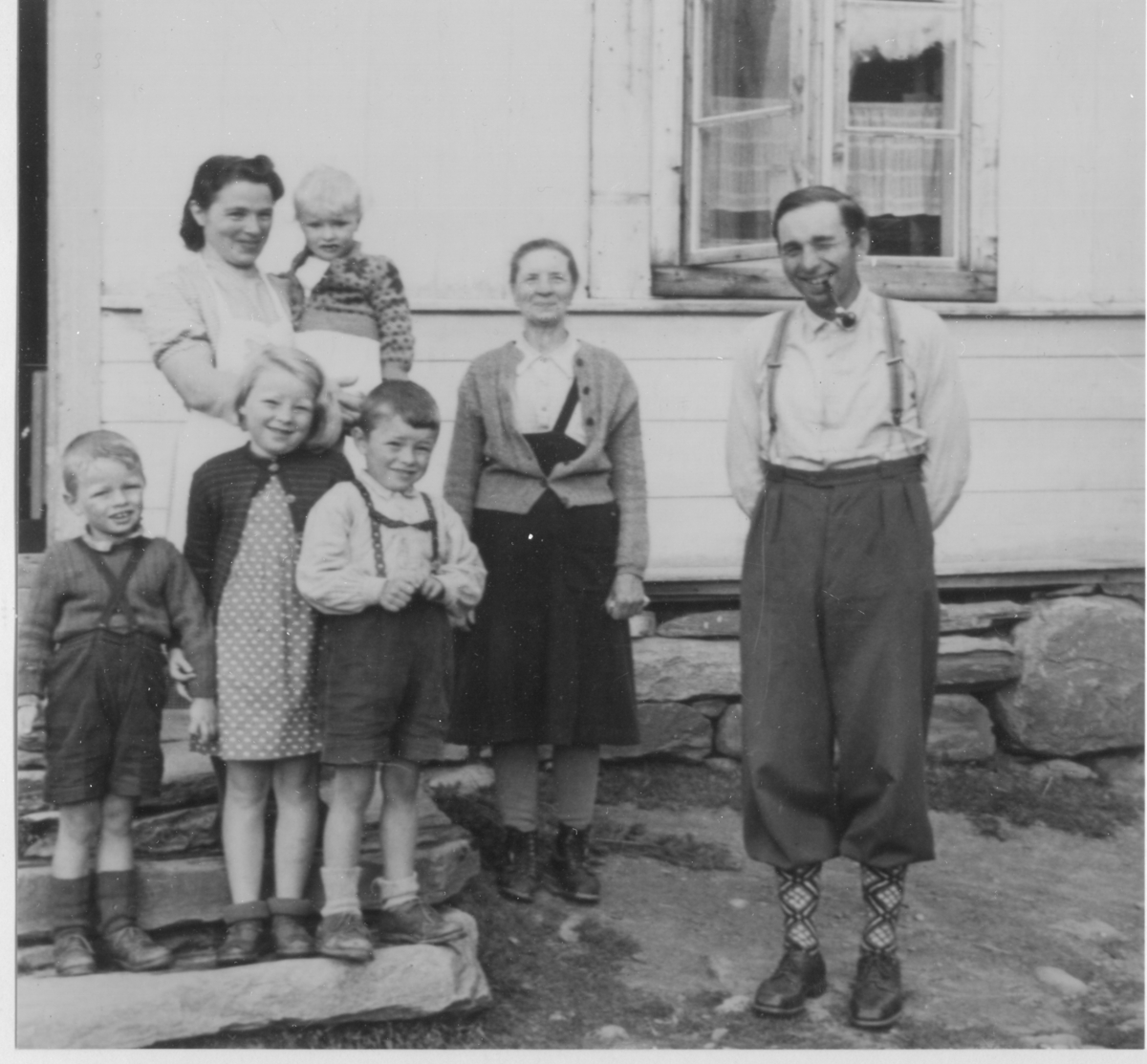 Familiegruppe frå Nørdre Skjel.