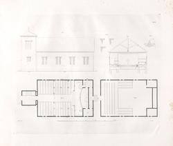Udkast til Kirkebygninger på Landet i Norge. Plansje 3 [Graf