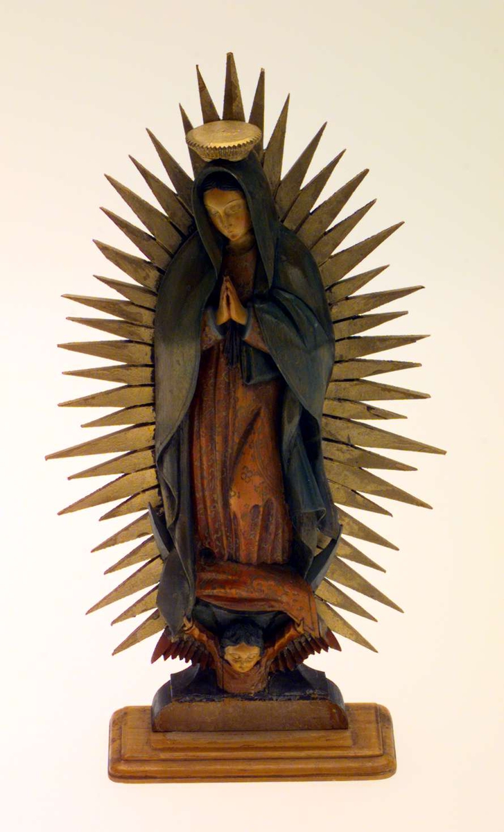 Stående Madonna omgitt av en glorie - Our Lady of Guadalupe, Mexicos helgen
