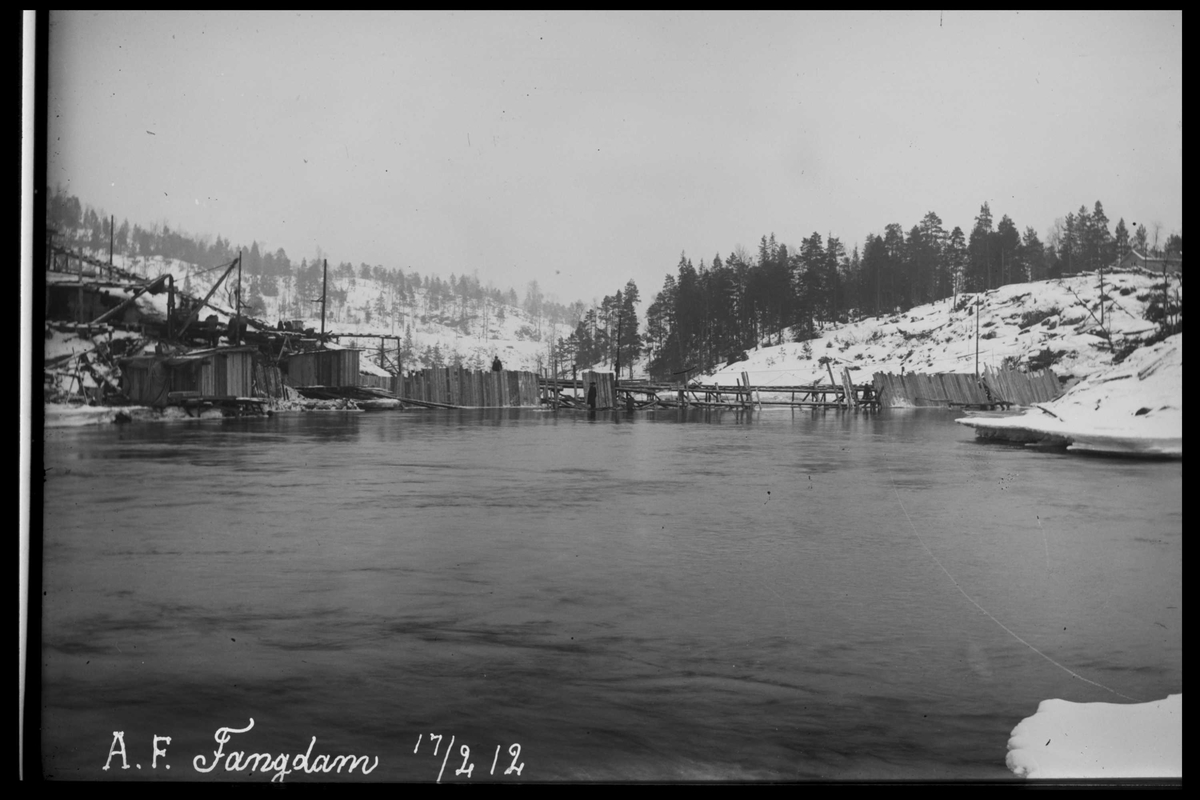Arendal Fossekompani i begynnelsen av 1900-tallet
CD merket 0474, Bilde: 13
Sted: Haugsjå
Beskrivelse: Fangdam