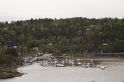 HAVNEMILJØET VED NESSET, SETT FRA NESODDEN