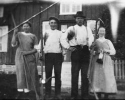 Første slotten på Tangen. 1918..