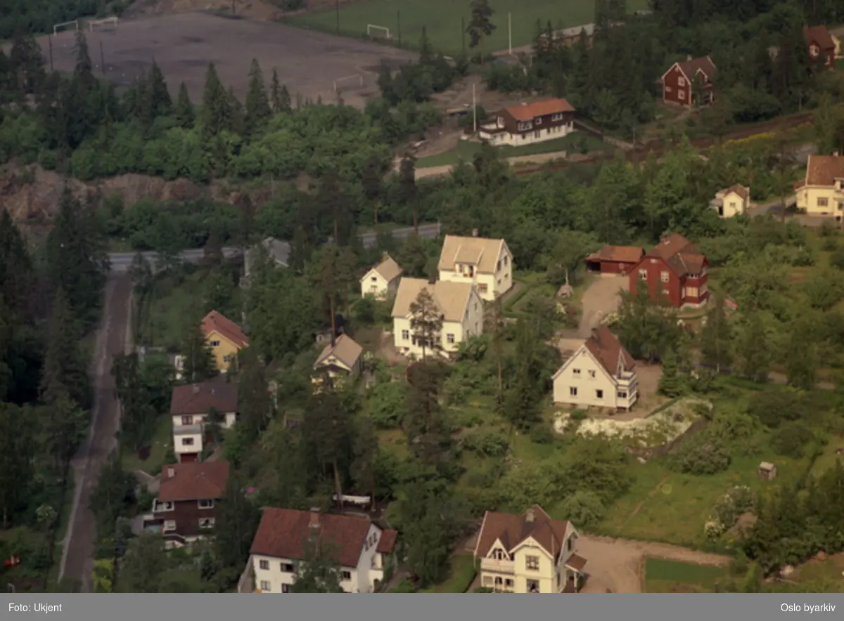 Villabebyggelse på Bestum. (Flyfoto)