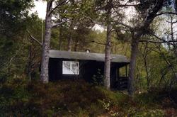 Mowinkel hytta.Mowinkel hytta. Beliggende ved Bergsvannet. D