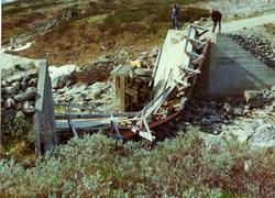 Oslo Lysverker. Bruhavari ved Vavatn, Hemsedal. Mot sør-øst.