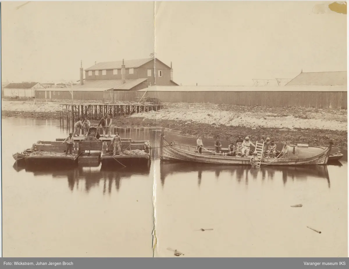 Moloarbeid i Vardø, antatt 1884