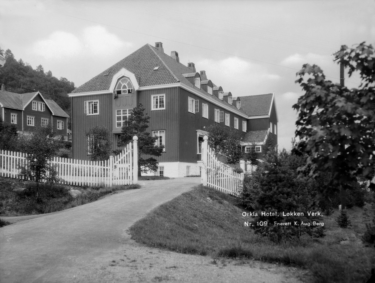 Orkla Hotel, Løkken Verk 1937.