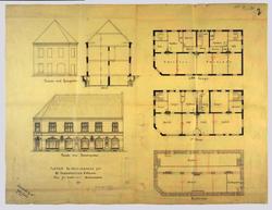 Planer til bageribygning for Hr. Telegrafbestyrer P. Waldal 