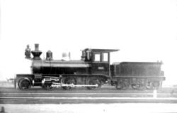 Damplokomotiv type XIV nr. 26 "Mogul" kort tid etter leveran