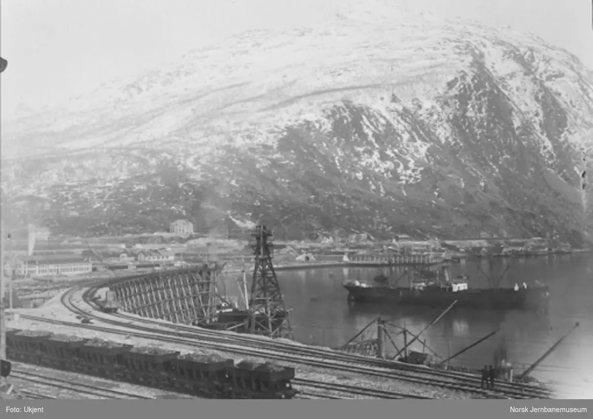 LKABs provisoriske lastekai i Narvik