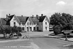 Sarpsborg stasjonsbygning, bysiden