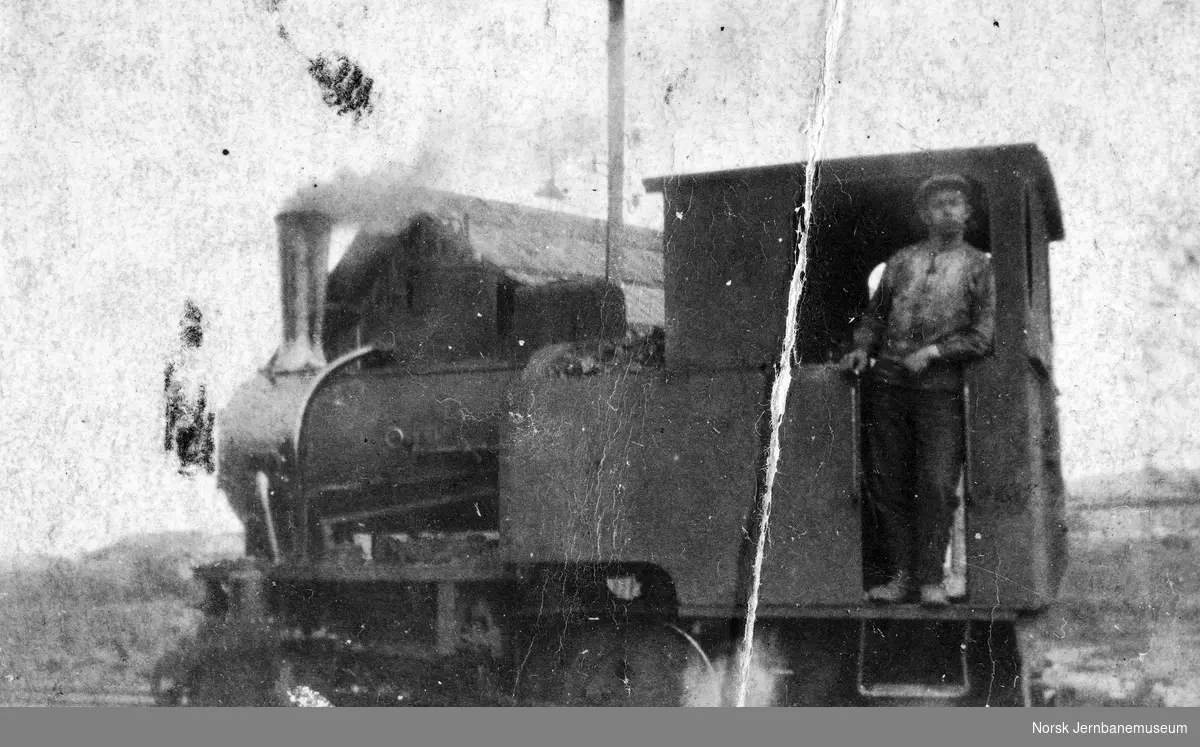 Damplokomotivet til Skedsmo sandforretning