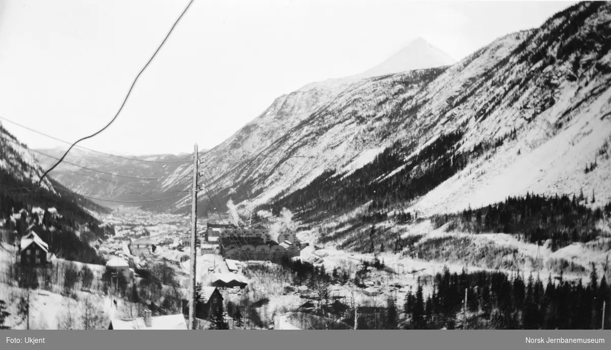 Oversiktsbilde fra Rjukan
