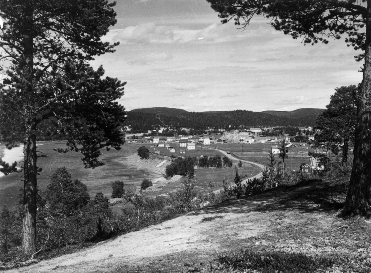Oversiktbilde over Karasjok kirkested, 1959.