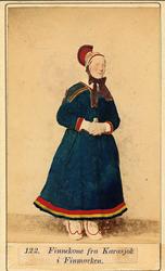 122. Finnekone fra Karasjok i Finmarken.