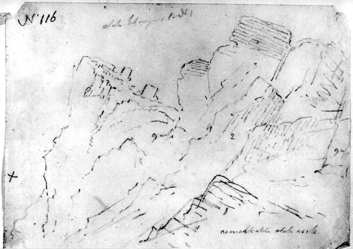 Ukjent sted
Fra skissealbum av John W. Edy, "Drawings Norway 1800".